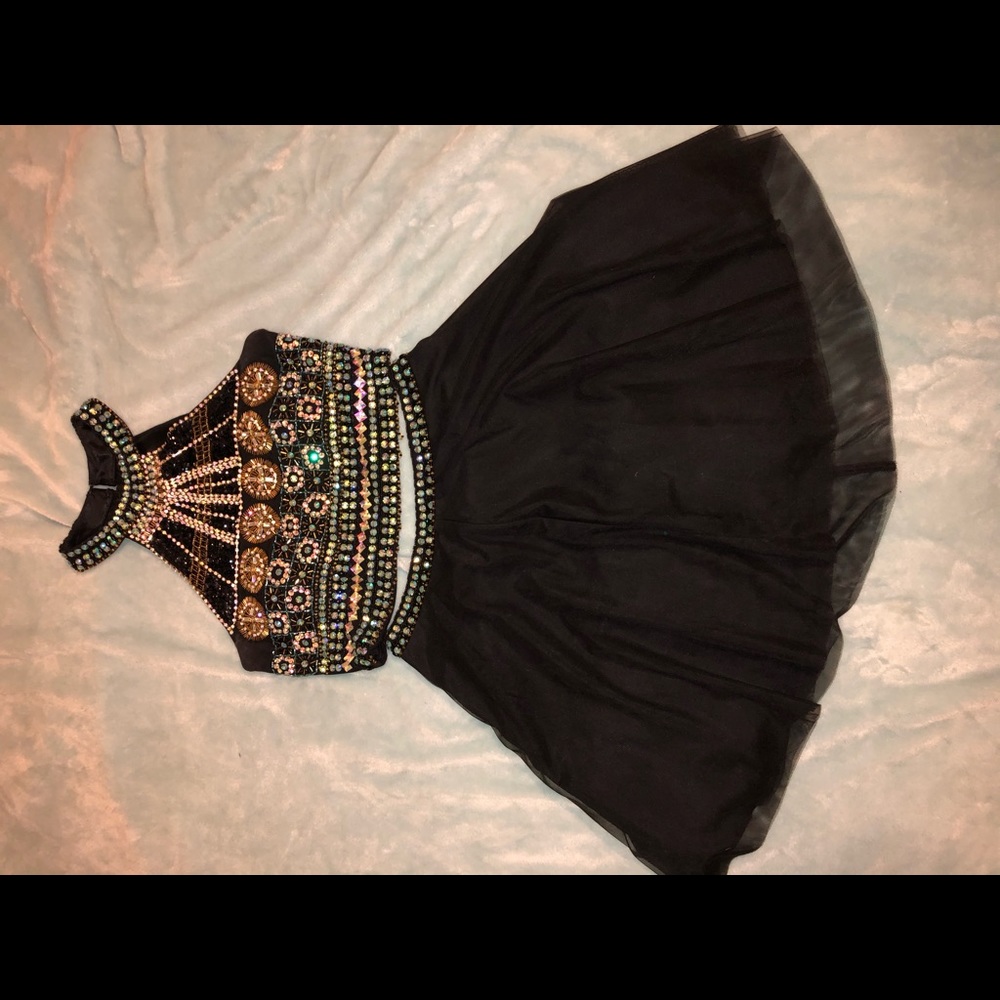 2 piece homecoming dress